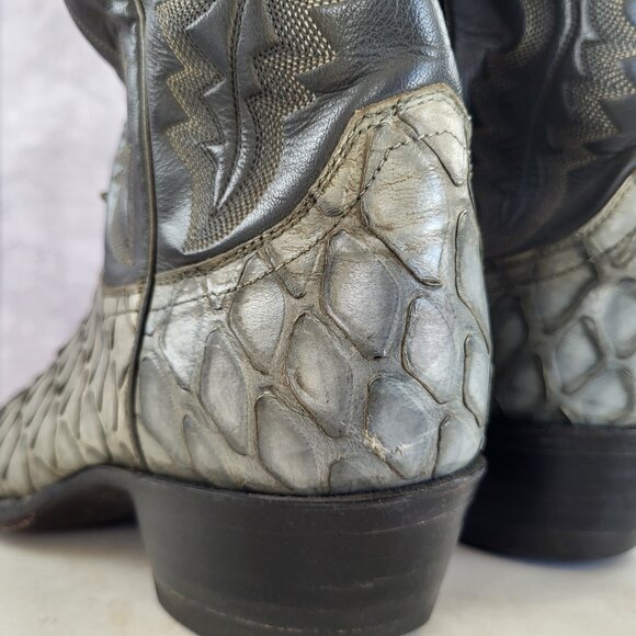 Justin Pre Ban Ant Eater Western Cowboy Boots Men's Size 8.5 D - Picture 7 of 16